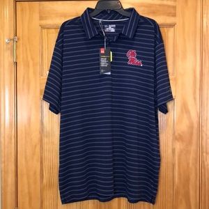ole miss under armour polo